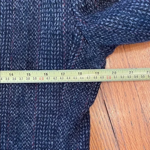 HARRIS TWEED Vintage Scottish Wool Hand Woven Union Made Classic Speckled Blazer - Picture 10 of 15